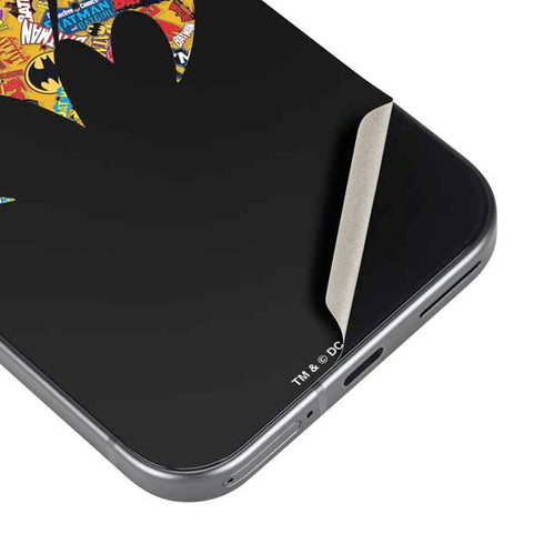 DC Comics Batman Silhouette Logo Vintage Pattern Pixel 9 Pro XL Skin